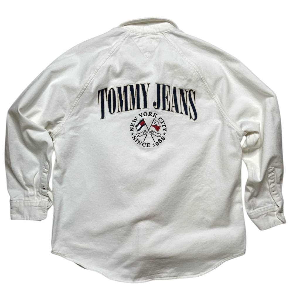 Tommy Hilfiger Tommy Jeans Novel Collegiate Denim Button Shirt
